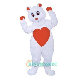 Valentine Bear Uniform, Valentine Bear Mascot Costume
