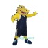 Yellow Crocodile Uniform, Yellow Crocodile Mascot Costume