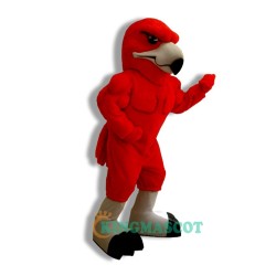 Hawk Uniform, Red College Hawk Mascot Costume