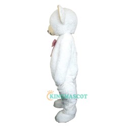 White Bear Cartoon Uniform, White Bear Cartoon Mascot Costume