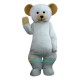 White Bear Cartoon Uniform, White Bear Cartoon Mascot Costume