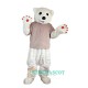 White Bear Uniform, White Bear Mascot Costume