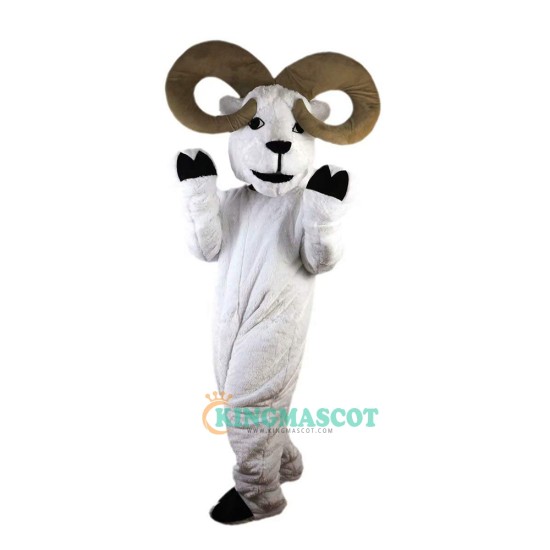 White Goat Antelope Cartoon Uniform, White Goat Antelope Cartoon Mascot Costume