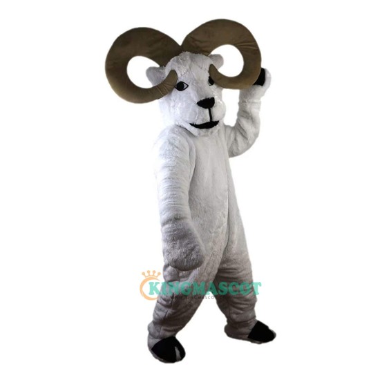 White Goat Antelope Cartoon Uniform, White Goat Antelope Cartoon Mascot Costume