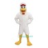 White Handsome Chicken Uniform, White Handsome Chicken Mascot Costume