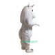 White Horse Unicorn Cartoon Uniform, White Horse Unicorn Cartoon Mascot Costume