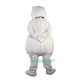 White Polar Bear Uniform, White Polar Bear Mascot Costume