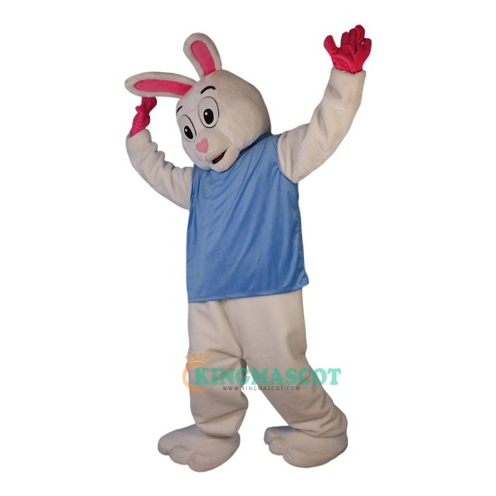 White Rabbit Cartoon Uniform, White Rabbit Cartoon Mascot Costume