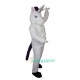 White Unicorn Horse Cartoon Uniform, White Unicorn Horse Cartoon Mascot Costume