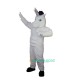 White Unicorn Horse Cartoon Uniform, White Unicorn Horse Cartoon Mascot Costume