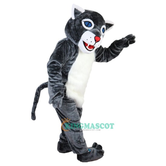Wildcat Grey Tiger Wolf Uniform, Wildcat Grey Tiger Wolf Mascot Costume