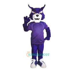 College Handsome Wildcat Uniform, College Handsome Wildcat Mascot Costume