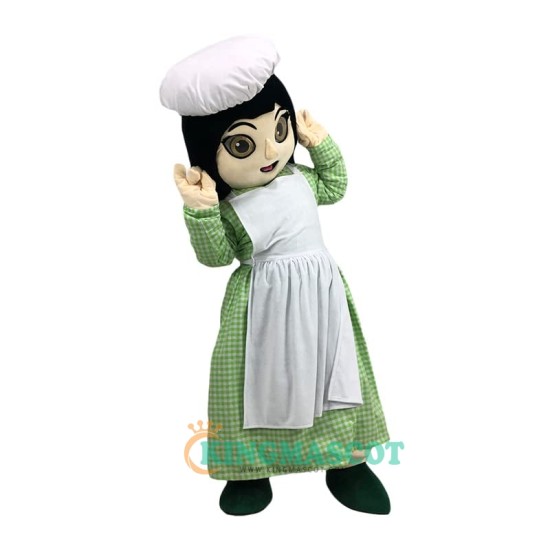 Woman Cook Uniform, Woman Cook Mascot Costume