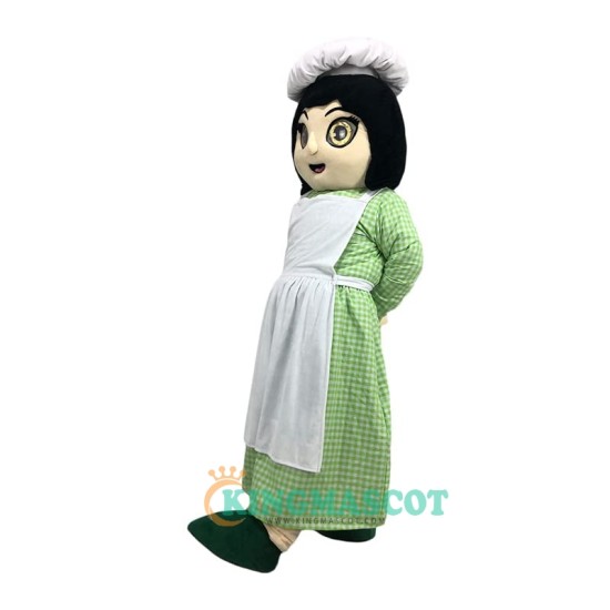 Woman Cook Uniform, Woman Cook Mascot Costume