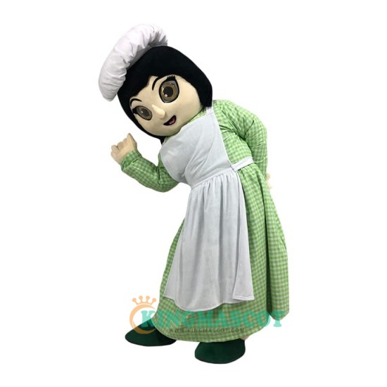 Woman Cook Uniform, Woman Cook Mascot Costume