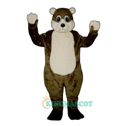 Woodchuck Uniform, Woodchuck Mascot Costume