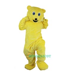 Yellow Bear Uniform, Yellow Bear Mascot Costume