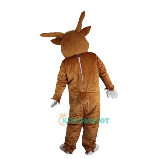 Yellow Brown Elk Moose Wapiti Cartoon Uniform, Yellow Brown Elk Moose Wapiti Cartoon Mascot Costume