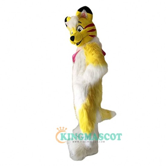 Yellow Fox Dog Husky Uniform, Yellow Fox Dog Husky Mascot Costume