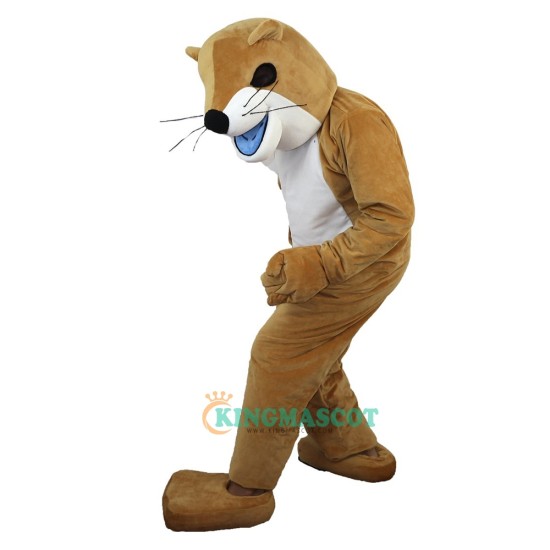 Yellow Gopher Mole Cartoon Uniform, Yellow Gopher Mole Cartoon Mascot Costume