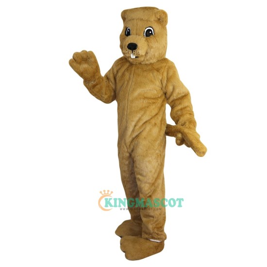 Yellow Groundhog Gophers Cartoon Uniform, Yellow Groundhog Gophers Cartoon Mascot Costume