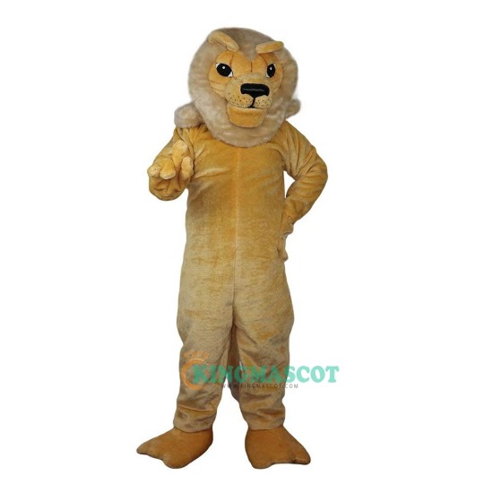 Yellow Lion Cartoon Uniform, Yellow Lion Cartoon Mascot Costume