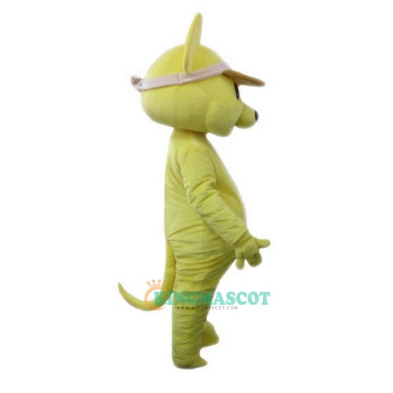 Yellow Mouse Cartoon Uniform, Yellow Mouse Cartoon Mascot Costume