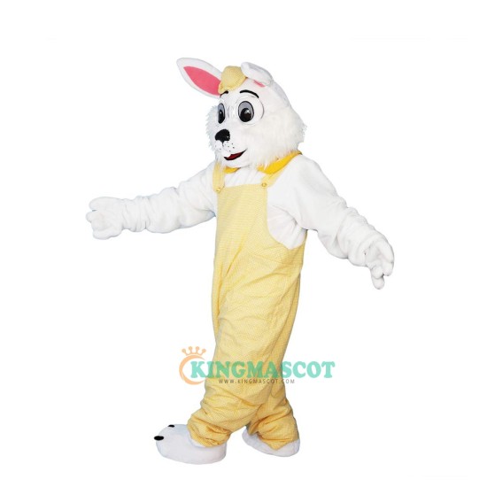 Yellow Rabbit Bunny Hare Cartoon Uniform, Yellow Rabbit Bunny Hare Cartoon Mascot Costume