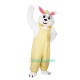 Yellow Rabbit Bunny Hare Cartoon Uniform, Yellow Rabbit Bunny Hare Cartoon Mascot Costume