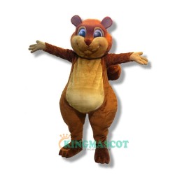 Squirrel Uniform, Happy Lovely Squirrel Mascot Costume