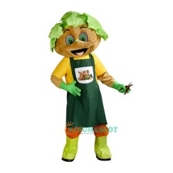 Gardener's Uniform head of salad, Gardener's Mascot Costume head of salad